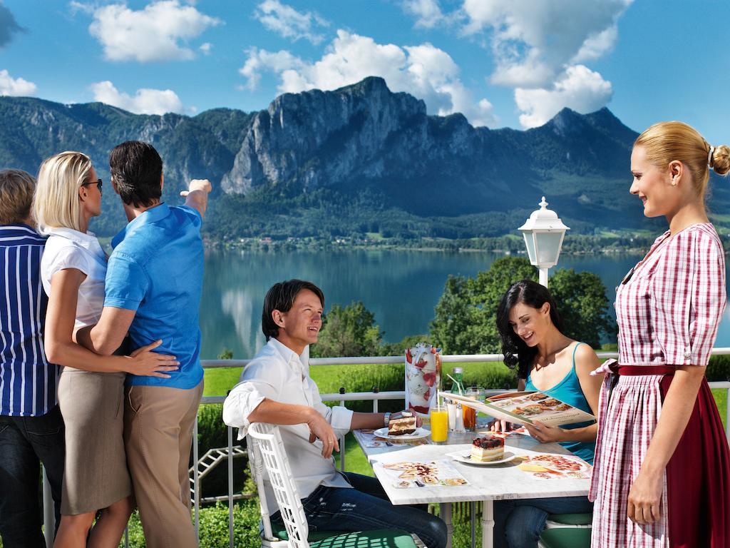 Landzeit Motor-Hotel Mondsee Bagian luar foto
